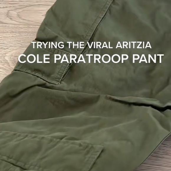 NWT Aritzia TNA Cole Paratroop Pant (Fatigue) - Picture 5 of 10